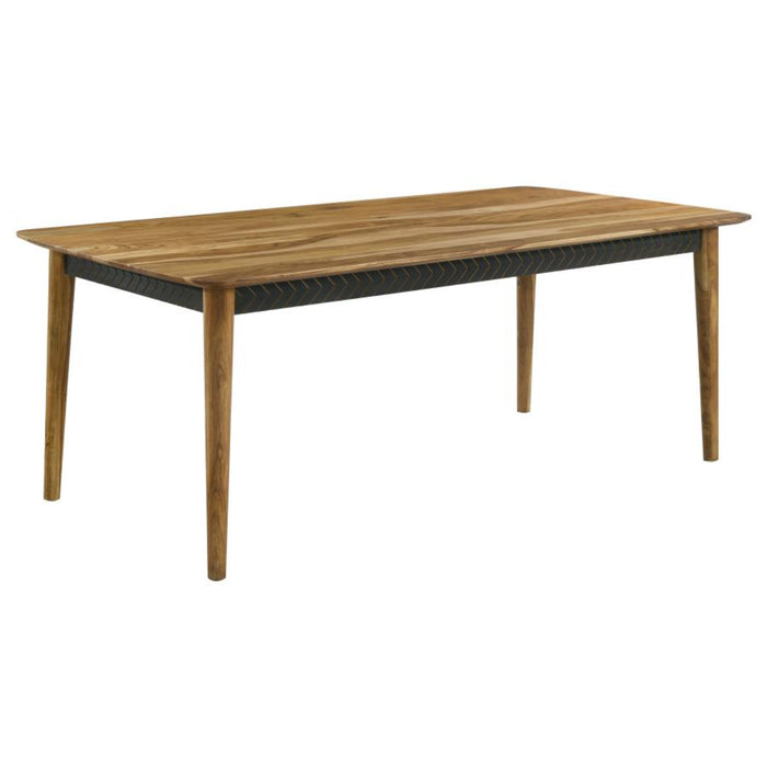 Coaster  Partridge 6-piece Dining Room Set Natural Sheesham and Espresso - Bed & Sofa Hub
