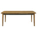 Coaster  Partridge 6-piece Dining Room Set Natural Sheesham and Espresso - Bed & Sofa Hub