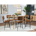 Coaster Partridge 7-piece Counter Dining Room Set Sheesham and Camel - Bed & Sofa Hub