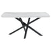 Coaster Paulita 7-piece Rectangular Dining Table Room Set White Ceramic - Bed & Sofa Hub