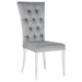 Coaster Kerwin 7-piece Rectangular Dining Room Table Set Grey and Chrome - Bed & Sofa Hub