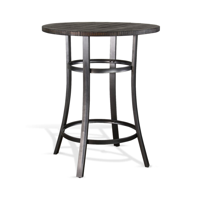 Sunny Designs Metal Frame Pub Table Tobacco Leaf - Bed & Sofa Hub