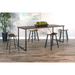 Sunny Designs Newport Counter Height Friendship Table Tobacco Leaf - Bed & Sofa Hub
