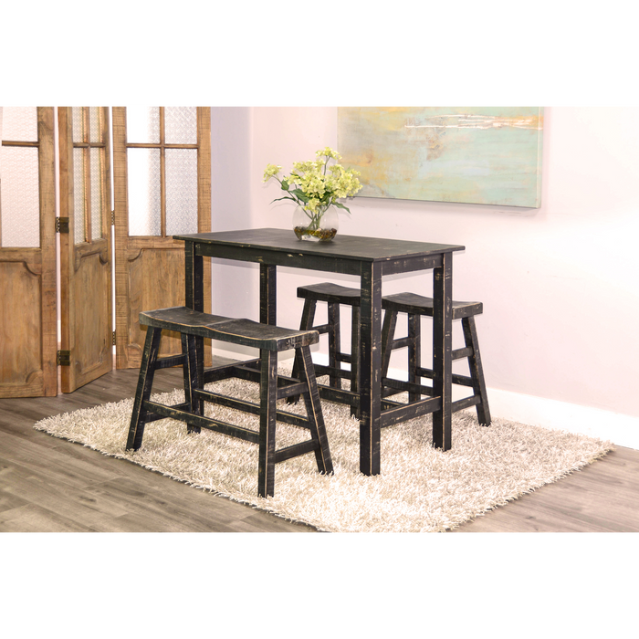 Sunny Designs Black Sand Counter Table Black Sand - Bed & Sofa Hub