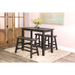 Sunny Designs Black Sand Counter Table Black Sand - Bed & Sofa Hub