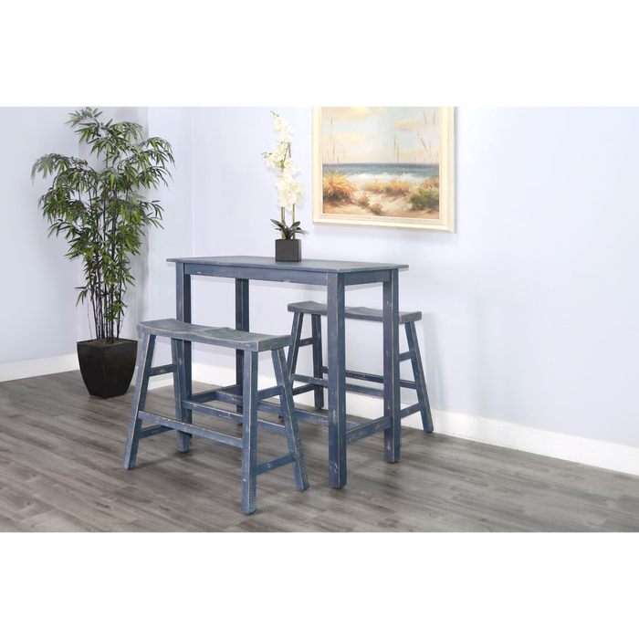Sunny Designs Ocean Blue Pub Table Ocean Blue - Bed & Sofa Hub