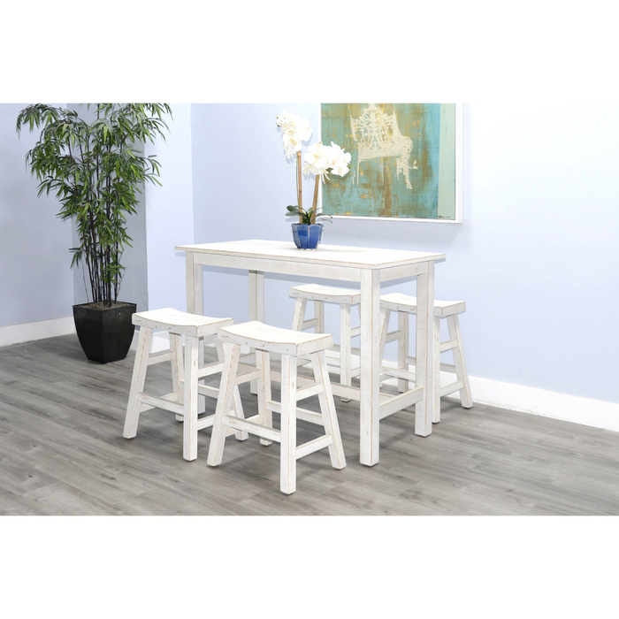 Sunny Designs White Sand Counter Table White Sand - Bed & Sofa Hub
