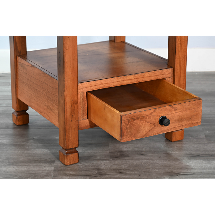 Sunny Designs Sedona 42" Traditional Wood Dining Table Rustic Oak - Bed & Sofa Hub