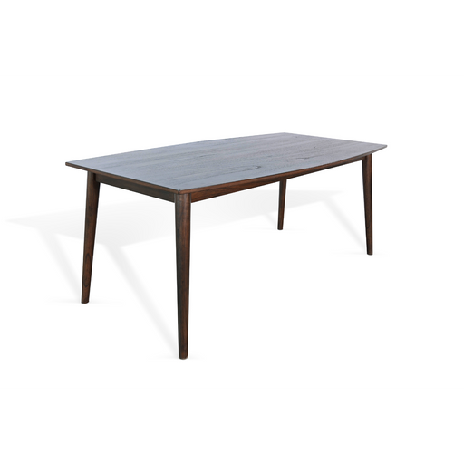 Sunny Designs Mid-century Wood Dining Table Walnut - Bed & Sofa Hub