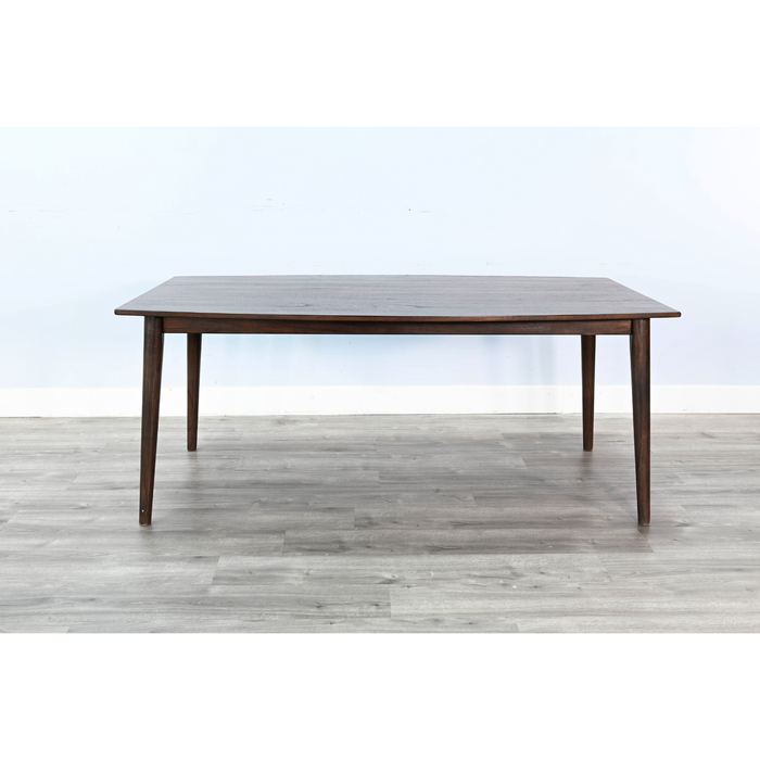 Sunny Designs Mid-century Wood Dining Table Walnut - Bed & Sofa Hub