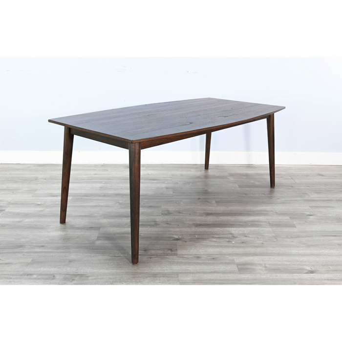 Sunny Designs Mid-century Wood Dining Table Walnut - Bed & Sofa Hub