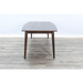 Sunny Designs Mid-century Wood Dining Table Walnut - Bed & Sofa Hub