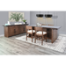 Sunny Designs Boise Counter Wood Dining Table Tobacco Leaf/Buckskin - Bed & Sofa Hub