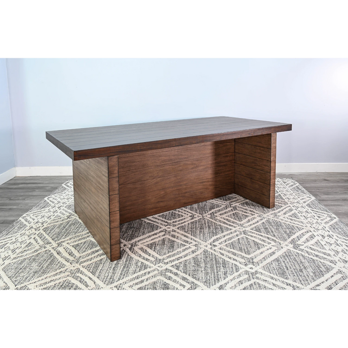 Sunny Designs Boise Counter Wood Dining Table Tobacco Leaf/Buckskin - Bed & Sofa Hub