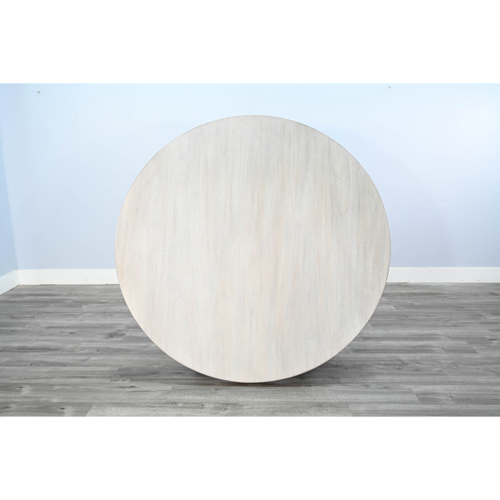 Sunny Designs Rowan Round Dining Table Light Gray/Wheat - Bed & Sofa Hub