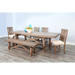 Sunny Designs Double Slat Back Chair Desert Rock - Bed & Sofa Hub