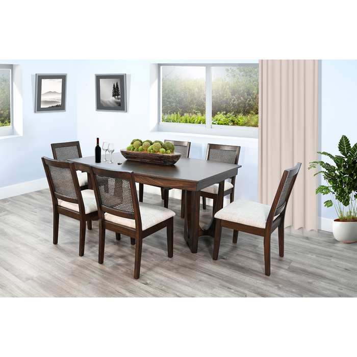 Sunny Designs Noah Extension Dining Table Coffee Bean - Bed & Sofa Hub