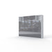 Maxima House Invento Horizontal Wall Bed, European Full XL Size with a cabinet on top IN140H-13W - Bed & Sofa Hub