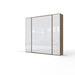 Maxima House Invento Vertical Wall Bed, European Full XL Size with 2 cabinets IN140V-07W - Bed & Sofa Hub
