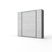 Maxima House Invento Vertical Wall Bed, European Full Size with 2 cabinets IN120V-07W - Bed & Sofa Hub