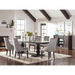 Coaster Phelps 7-piece Rectangular Dining Table Room Set Distressed Noir - Bed & Sofa Hub