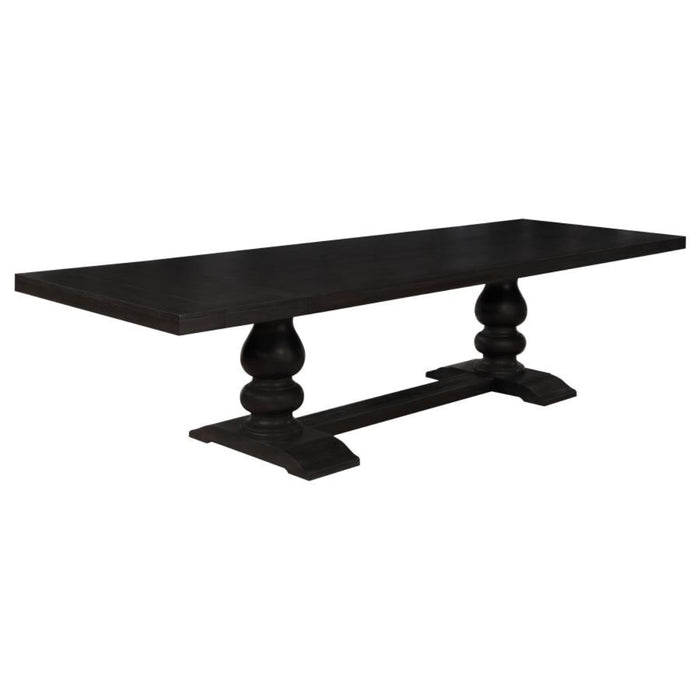 Coaster Phelps 7-piece Rectangular Dining Table Room Set Distressed Noir - Bed & Sofa Hub