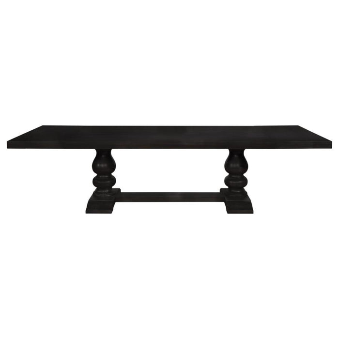 Coaster Phelps 7-piece Rectangular Dining Table Room Set Distressed Noir - Bed & Sofa Hub