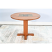 Sunny Designs Drop Leaf Round Table Rustic Oak - Bed & Sofa Hub