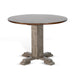 Sunny Designs Drop Leaf Round Table Tobacco Leaf and Alpine Grey - Bed & Sofa Hub
