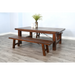Sunny Designs Dining Bench with Turnbuckle Accents Vintage Mocha - Bed & Sofa Hub