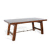 Sunny Designs Sunny Deigns Tuscany Dining Table with Turn Buckle Vintage Mocha - Bed & Sofa Hub