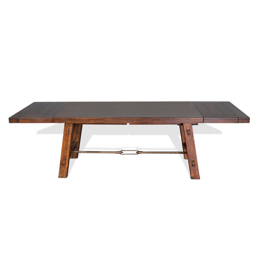 Sunny Designs Tuscany Extension Table withTurnbuckle Vintage Mocha - Bed & Sofa Hub