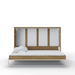 Maxima House Horizontal European FULL XL Murphy bed with mattress and LED included Invento IN-04WLED - Bed & Sofa Hub