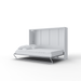 Maxima House Horizontal European FULL XL Murphy bed with mattress and LED included Invento IN-04WLED - Bed & Sofa Hub