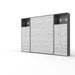 Maxima House Invento Vertical Wall Bed, European Twin Size with 2 cabinets  IN90V-10W - Bed & Sofa Hub