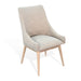 Sunny Designs Olivia Highback Cushioned Grey Dining Chair Wheat - Bed & Sofa Hub
