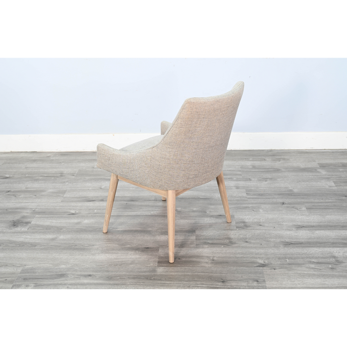 Sunny Designs Olivia Lowback Cushioned Grey Dining Chair Wheat - Bed & Sofa Hub