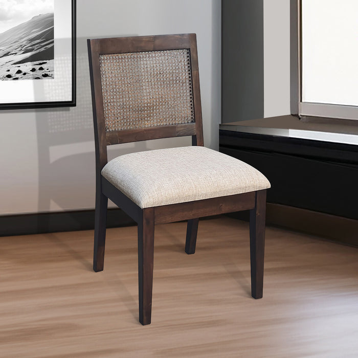 Sunny Designs Cane Back Dining Chair Coffee Bean - Bed & Sofa Hub