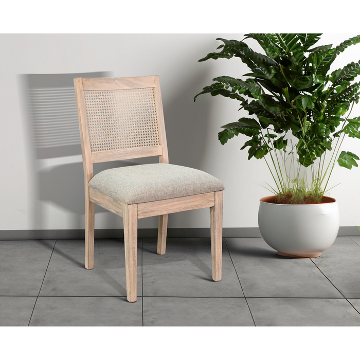 Sunny Designs Cane Back Dining Chair Wheat - Bed & Sofa Hub