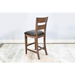 Sunny Designs Bar Ladderback Barstool, Cushion Seat Buckskin - Bed & Sofa Hub