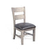 Sunny Designs Homestead Hills Ladderback Dining Chair Tobacco Leaf and Alpine Grey - Bed & Sofa Hub