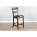 Sunny Designs Bar Homestead Ladderback Barstool, Cushion Seat - Bed & Sofa Hub