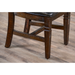 Sunny Designs Ladderback Wood Dining Chair Tobacco leaf - Bed & Sofa Hub