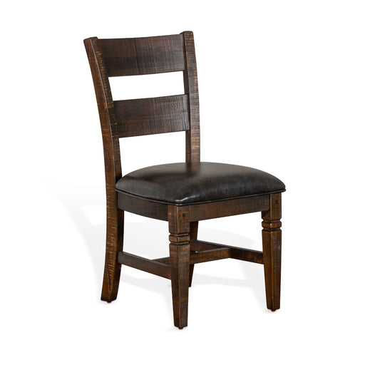 Sunny Designs Ladderback Wood Dining Chair Tobacco leaf - Bed & Sofa Hub