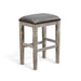 Sunny Designs Bar Stool, Cushion Seat Alpine Grey - Bed & Sofa Hub