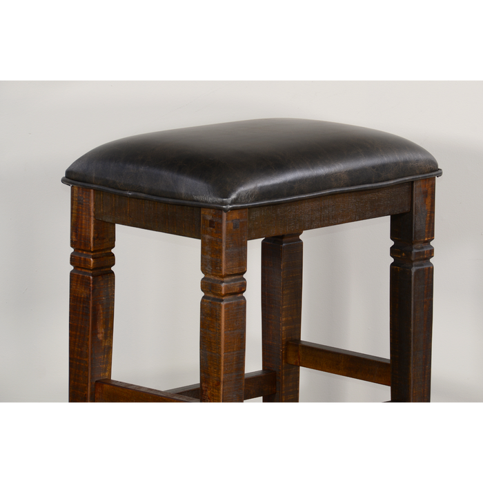 Sunny Designs Bar Homestead Backless Barstool Tobacco Leaf - Bed & Sofa Hub