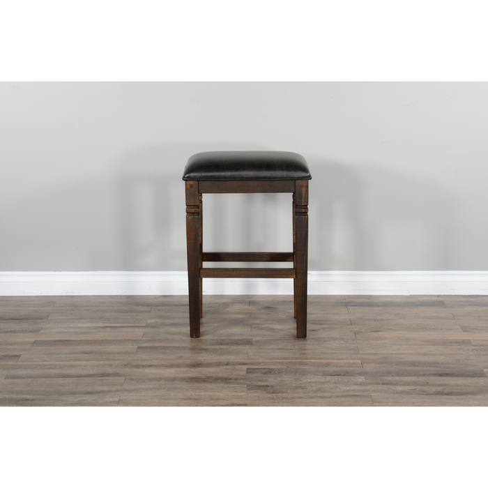 Sunny Designs Bar Homestead Backless Barstool Tobacco Leaf - Bed & Sofa Hub