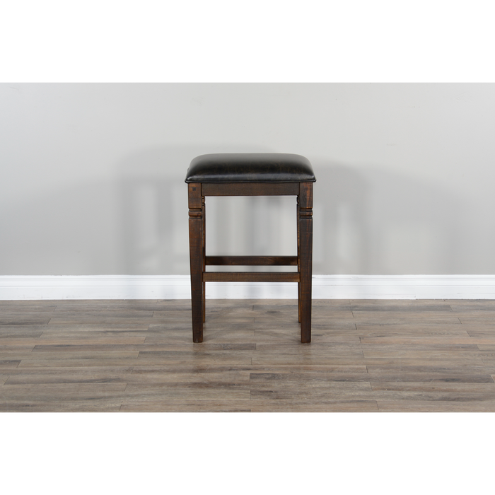 Sunny Designs Bar Homestead Backless Barstool Tobacco Leaf - Bed & Sofa Hub