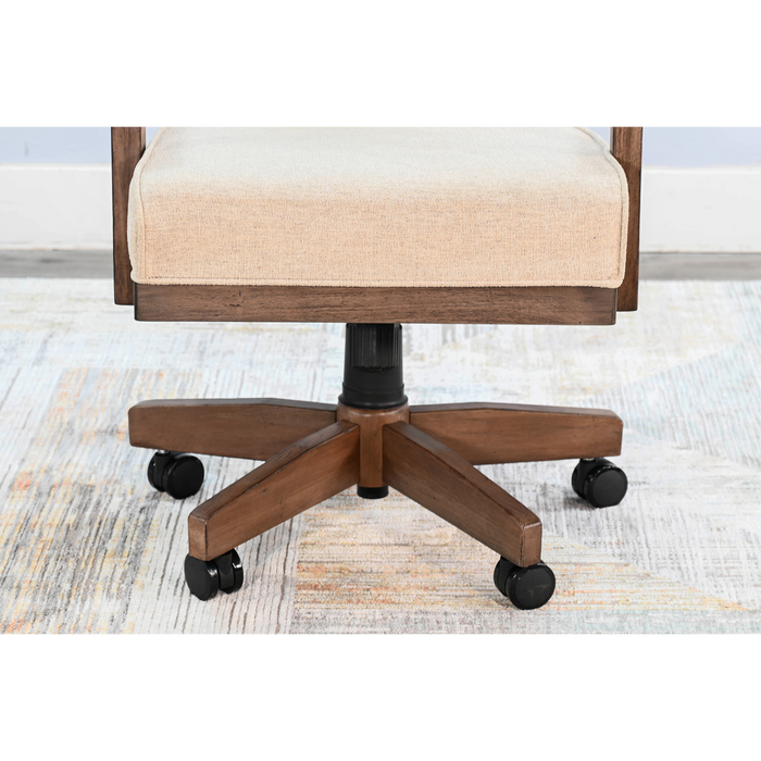 Sunny Designs Game Chair with Casters Buckskin - Bed & Sofa Hub