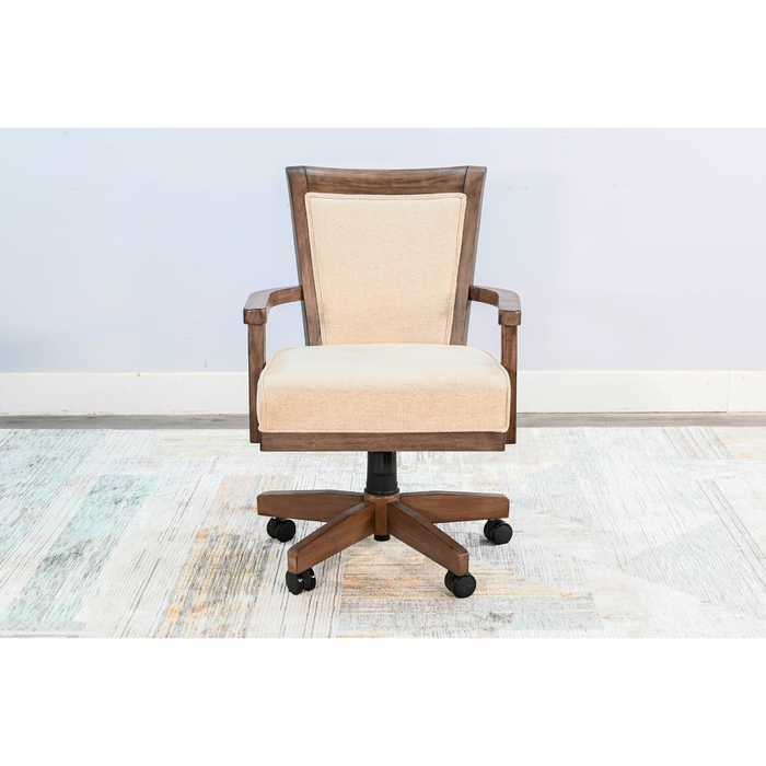 Sunny Designs Game Chair with Casters Buckskin - Bed & Sofa Hub